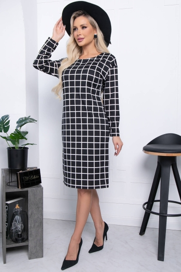 Платье "Амира" П7214 (Блэк)