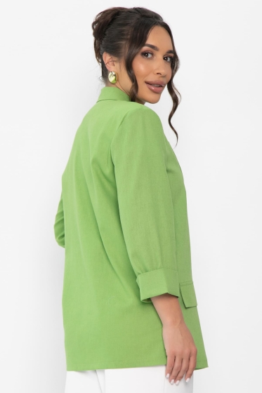 Пиджак льняной Мэрлин (зеленый) Б13961-7М