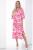 Платье Анастасия бело-розовое П10151 Платье Анастасия бело-розовое П10151