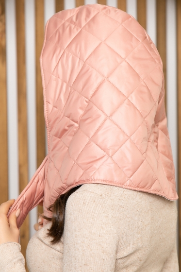 Косынка стёганая (пыльная роза) КС5