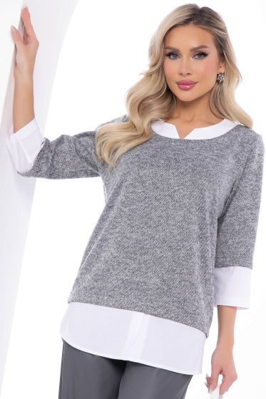 Джемпер "Нежный акцент" (грей) Б8121