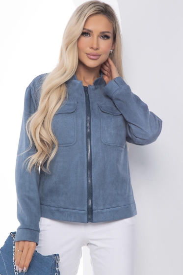 Жакет на молнии Александра (джинс) Б8897