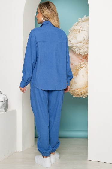 Костюм "На пульсе моды" (ярко-синий) К3438