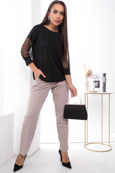 Джемпер "Руфина" (блэк) Б7600