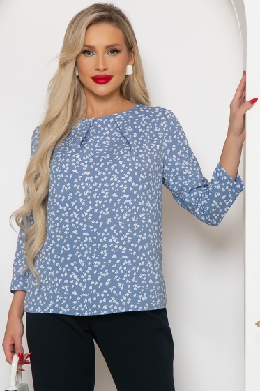 Блуза "Прайм-тайм" (голубая) Б4152