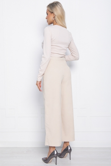 Брюки кюлоты Жаклин (молочные) Б10992