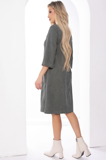Платье "Рита" (полынь) П8222