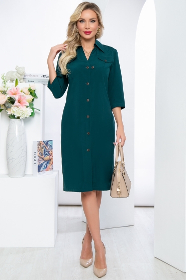 Платье "Сити стайл" (изумруд) П4942
