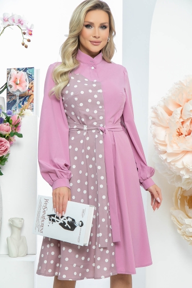 Платье "Королева красоты" (пыльная роза) П5615