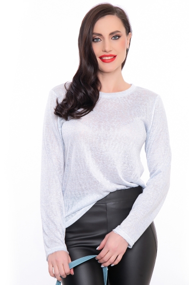 Лонгслив "Эрин" (голубой) Б3095