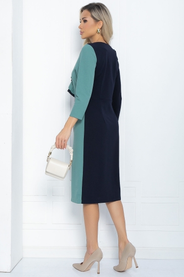 Платье Эванесса (мятно-синее) П11821