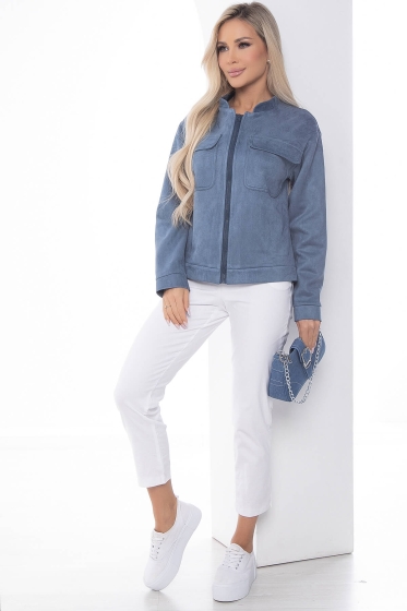 Жакет на молнии Александра (джинс) Б8897