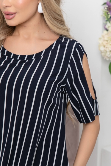 Платье "Иветта" (темно-синее) П5740