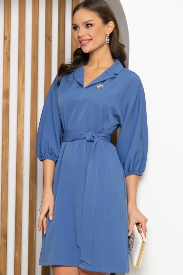 Платье "Лесли" (грозовое небо) П4694