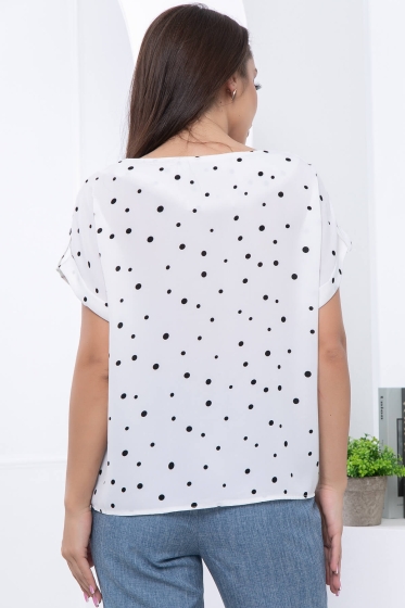 Блуза "Ханна" (вайт) Б6081
