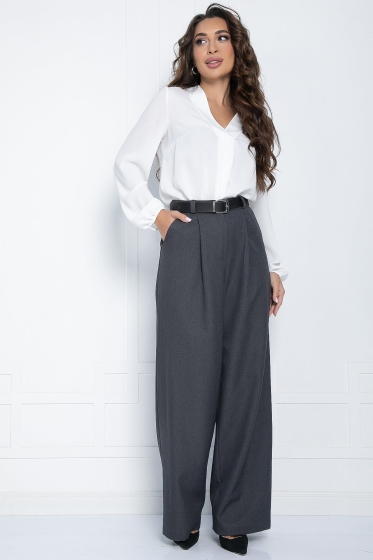 Брюки Марлен (темно-серые) Б11303