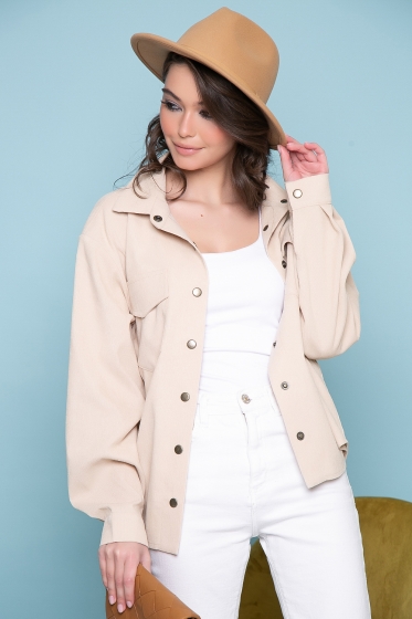 Рубашка "Будь в тренде" (слоновая кость) Б3315