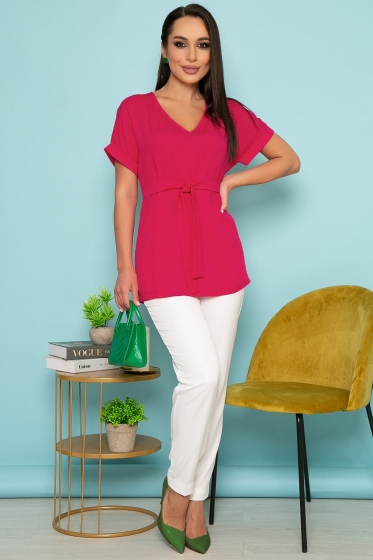 Блуза "Яркий сезон" (фуксия) Б3819