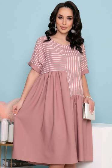 Платье "Милана" (пудра) П3386