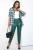 Костюм "Модный аутфит" (зеленая клетка) К2524 Костюм "Модный аутфит" (зеленая клетка) К2524