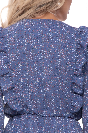 Платье "Купава" (голубое) П8556