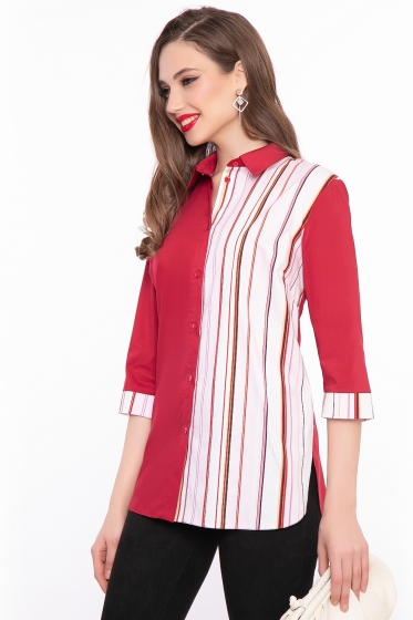 Рубашка "Идеальный стиль" (бордо) Б3053