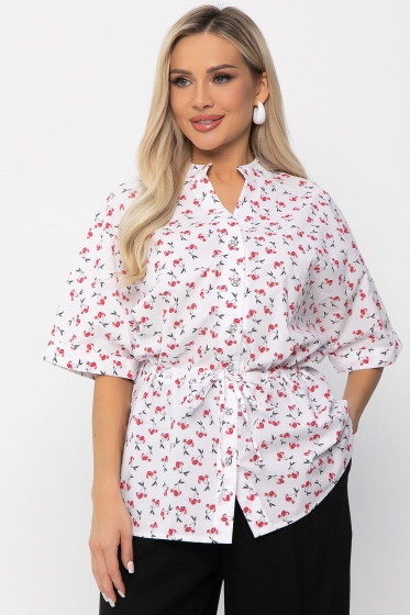 Блуза Мариша (белая) Б13669-30М