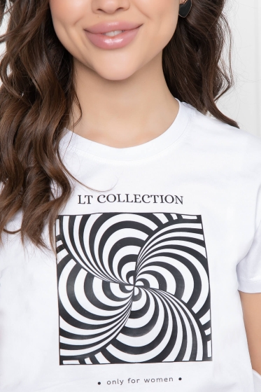 Футболка "LT Collection" (вайт) Б5924