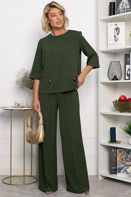 Костюм трикотажный Альберта (темно-зеленый) К14342-10М