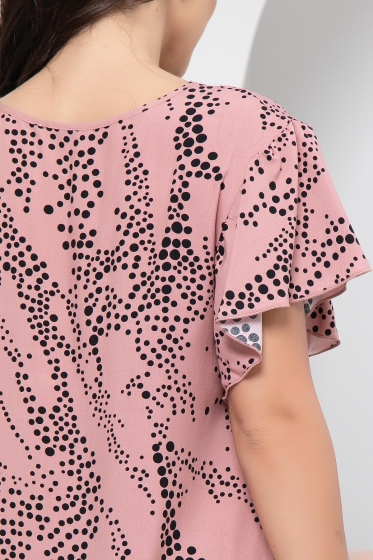 Платье "Фантазия" (пыльная роза) П6723