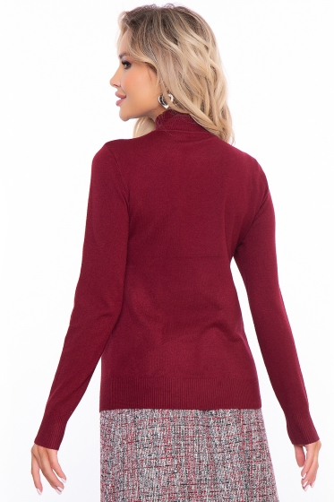 Водолазка "Зимняя история" (бордо) Б3030