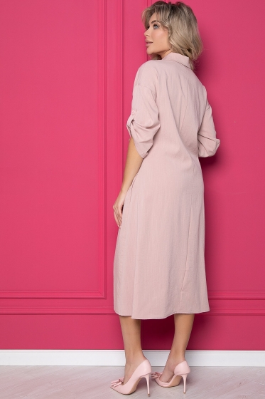 Платье "Индира" (пыльная роза) П8783