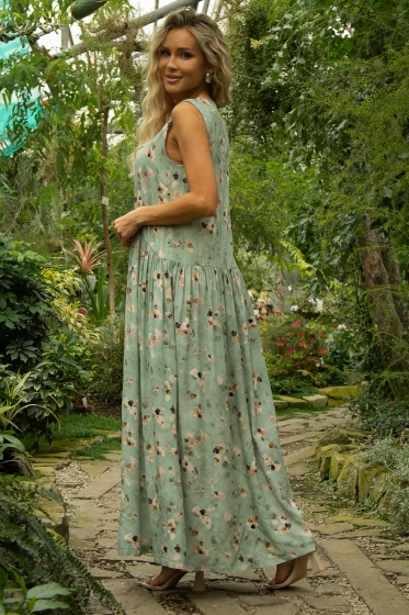 Сарафан Нерея (олива) П13548-1М