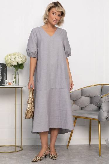 Платье Калифорния (серое) П14044-30М