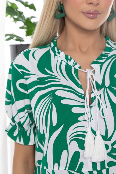 Платье "Круиз" (зеленый) П10266