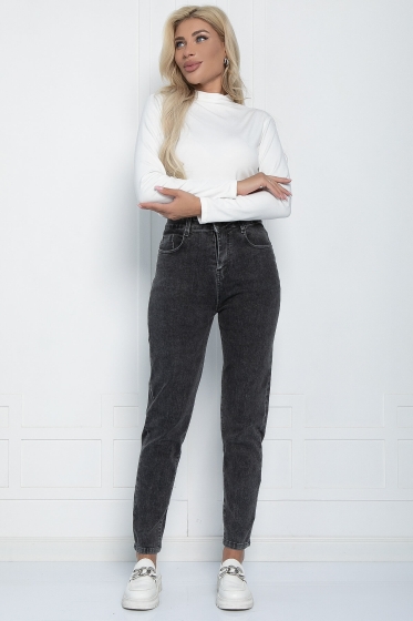 Джинсы Ты на высоте (темно-серые) Б11525