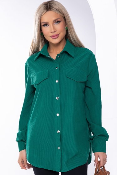 Рубашка "Дыхание весны" (яркая зелень) Б8229