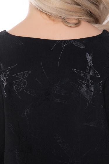 Платье "Моника" (блэк) ХИТ П8094