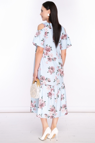 Платье "Марианна" (пионы) П3375