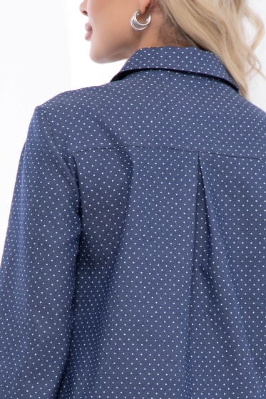 Платье "Классика времени" (джинс) П7032