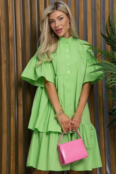 Платье Урания (ярко-зеленое) П13341-36М