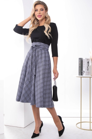 Платье "Бенефис" (клетка) П5017
