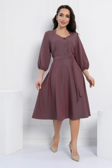 Платье Виктория (лиловое) П13039-3М