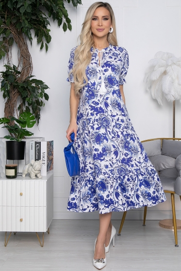 Платье "Круиз" (синее) П10267