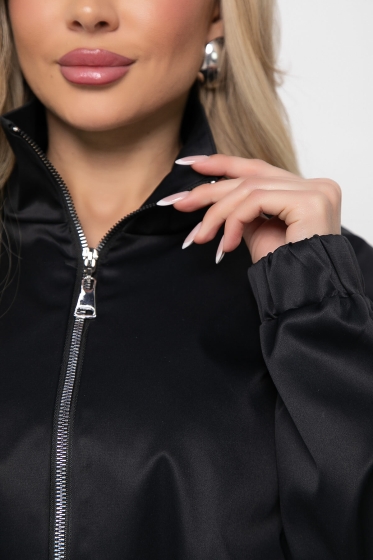 Ветровка "Весенний дождь" (черная) Б8602