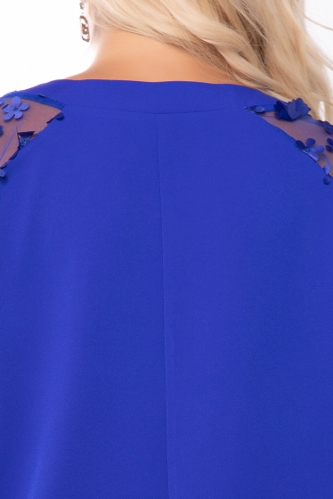 Платье "Дорогое удовольствие" (электрик) П7421