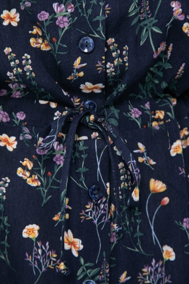 Блуза Мариша (синяя) Б13648-30М