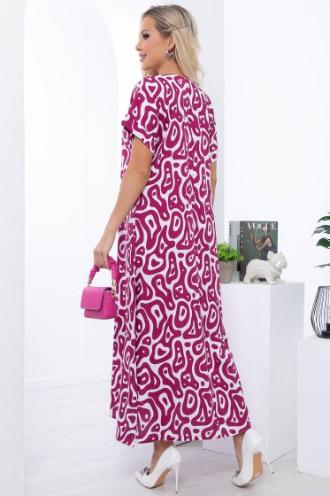 Платье "Вдохновляй!" (бордо) П6067