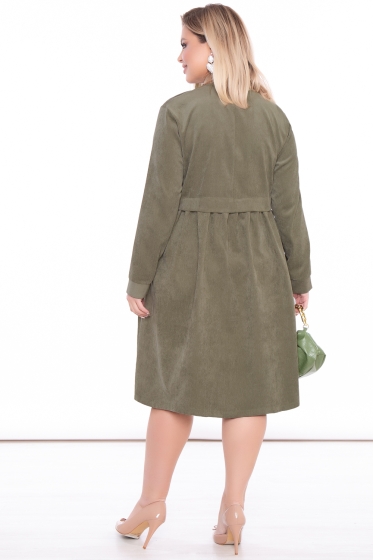 Платье "Муза" (хаки) П3201