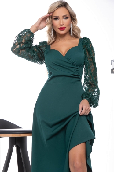 Платье "Ночь нежна" (зелёное) П7512